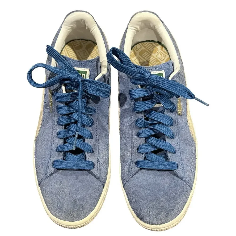 Puma Suede Low Top Classic Sneakers Dusty Blue Women's Size 10 | Men's 8.5